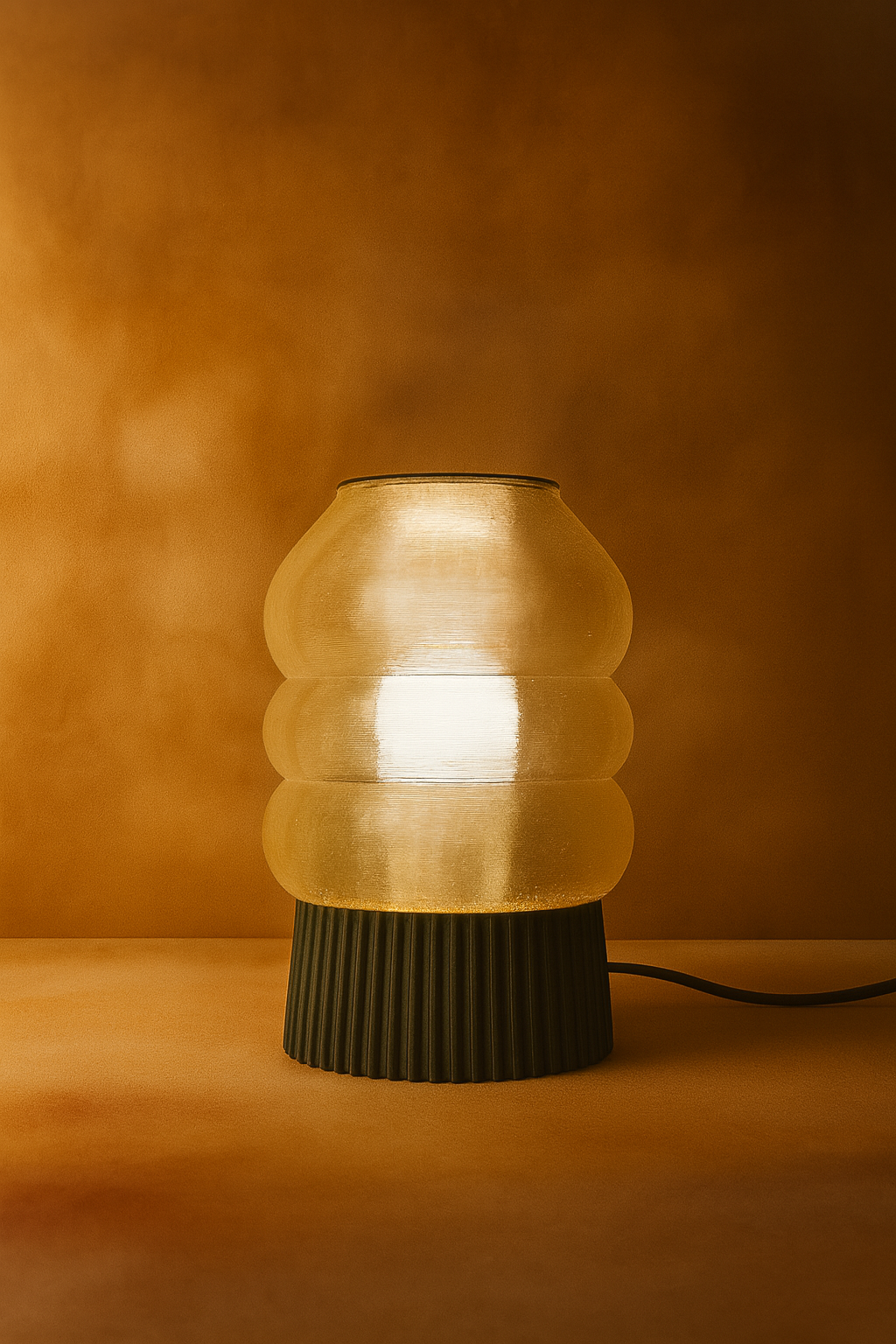 Lampe Koki cuivre translucide